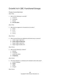 Chemical Engineering Chapter 18 Homework The Acidic Hydrogen Carboxylic Acid Bonded What