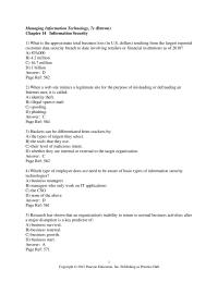 Management Chapter 14 Which The Following Not