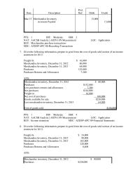 Accounting Chapter 5 Compute the dollar amount of the items indicated&nbsp;
