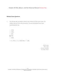 Investments & Securities Chapter 5 the nominal rate of interest would be approximately