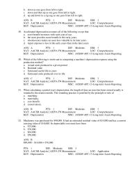 Accounting Chapter 9 what is the asset’s carrying value after three