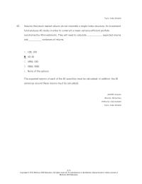 Investments & Securities Chapter 8 stocks in order to construct a mean-variance&nbsp;