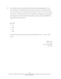 Investments & Securities Chapter 9 only systematic risk while standard deviation