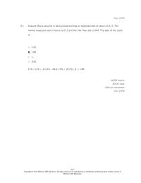 Investments & Securities Chapter 9 Assume That Security Fairly Priced And