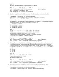 Accounting Chapter 11 The total amounts payable to preferred stockholders