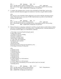 Accounting Chapter 12 Malzone Enterprises is preparing a statement of cash