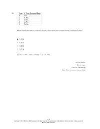 Investments & Securities Chapter 15 What Would The Yield Maturity Four year