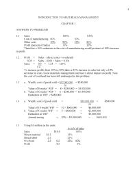 Management Chapter 1 To increase profits from 10 to 20