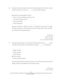 Investments & Securities Chapter 19 which of the following would best explain a&nbsp;