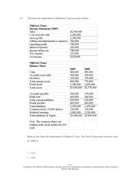 Investments & Securities Chapter 19 The Financial Statements Midwest Tours Are