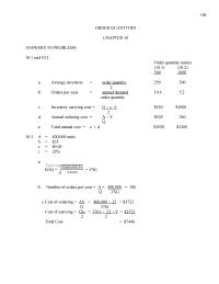Management Chapter 10 While Working Simple Problem You Notice