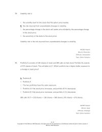 Investments & Securities Chapter 21 Volatility Risk The Volatility Level For
