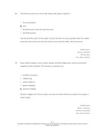 Investments & Securities Chapter 21 The Intrinsic Value Out of the money Call Option