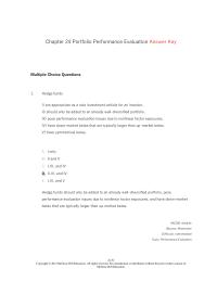 Investments & Securities Chapter 24 Most professionally managed equity funds generally