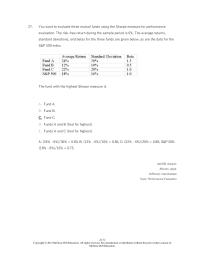Investments & Securities Chapter 24 the portfolio’s characteristic line will plot&nbsp;