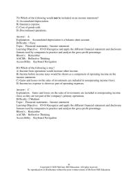 Accounting Chapter 5 Which of the following statements regarding international