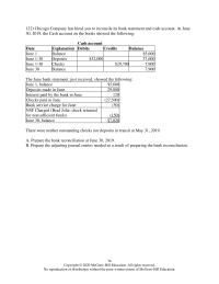 Accounting Chapter 6 Chicago Company has hired you to reconcile its