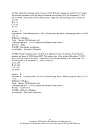 Accounting Chapter 13 The Apple Pie Company had net income&nbsp;