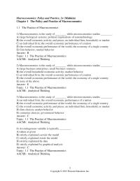 Economics Chapter 1 An endogenous variable is typically