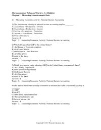 Economics Chapter 2 All The Above None The Above answer