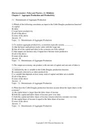 Economics Chapter 3 Determinants Aggregate Production Analytical Thinking 26