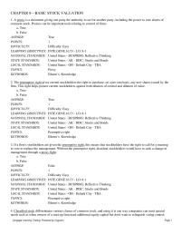 Finance Chapter 8 Assuming The Stock Market Efficient And The