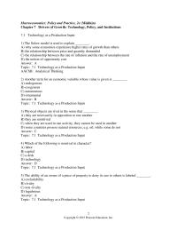 Economics Chapter 7&nbsp;Capital and labor are distinct from technology since