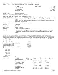 Finance Chapter 13 Kasper Film Co. is selling off some old equipment
