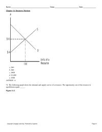 Economics Chapter 11 A game show host who gave up his job as