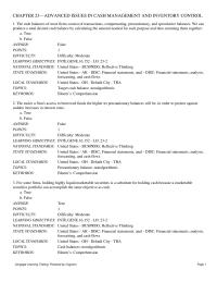 Finance Chapter 23 The cash balances of most firms consist of transactions