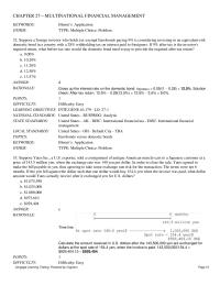 Finance Chapter 27 Suppose a foreign investor who holds tax-exempt
