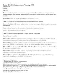 Nursing Chapter 1 Collegiality Describes Interaction With And Contributions The