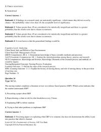Nursing Chapter 2 Presenting papers or explaining what EBP is to someone