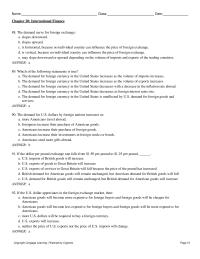 Economics Chapter 20 The Gold Standard Has Been Operation