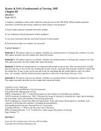 Nursing Chapter 5 This Option Does Not Exemplify The Nurses