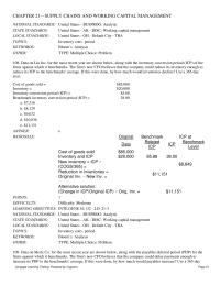 Finance Supplement L you want to determine the firm’s cash conversion
