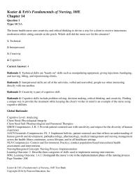 Nursing Chapter 14 Rationale The Pharmacist Would The Most