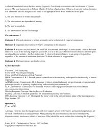 Nursing Chapter 14 If the nursing diagnosis is accurate, as it is in this case
