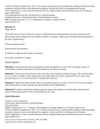 Nursing Chapter 16 Rationale The Elderly Population Health Promotion And