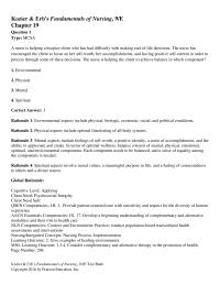 Nursing Chapter 19 Rationale St Johns Wort Would Not Affect