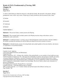 Nursing Chapter 24 When One Their Children Hospitalized The Nurse