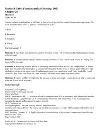 Nursing Chapter 26 Communicate Effectively With