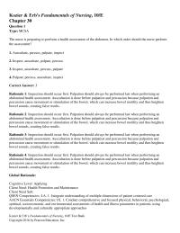 Nursing Chapter 30 Inc Learning Outcome Identify Expected Findings During