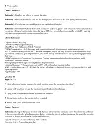 Nursing Chapter 34 Rationale Cleaning The Perineal Area From Back