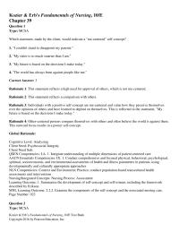 Nursing Chapter 39 Other-centered persons compare themselves with others