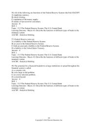 Economics Chapter 15 Fractional Reserve Banking The