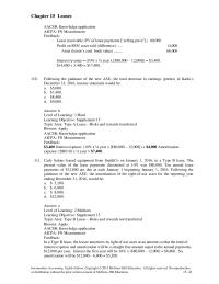Accounting Chapter 15 Depreciation on leased assets Based on term&nbsp;