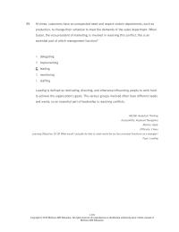 Management Chapter 1 Times Customers Have Unexpected Need And
