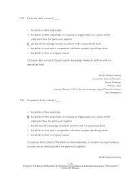 Management Chapter 1 Technical Skills Consist The Ability