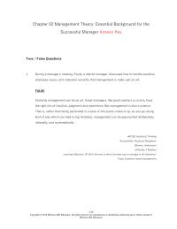 Management Chapter 2 Taylor Based His Scientific Management System Part